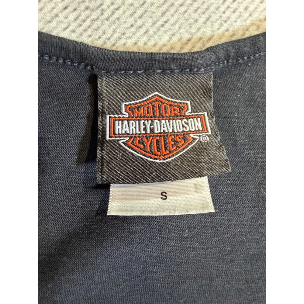 Harley Davidson Womens Black Racerback Tank Top Gateway St Louis Graphic Small - Picture 4 of 6